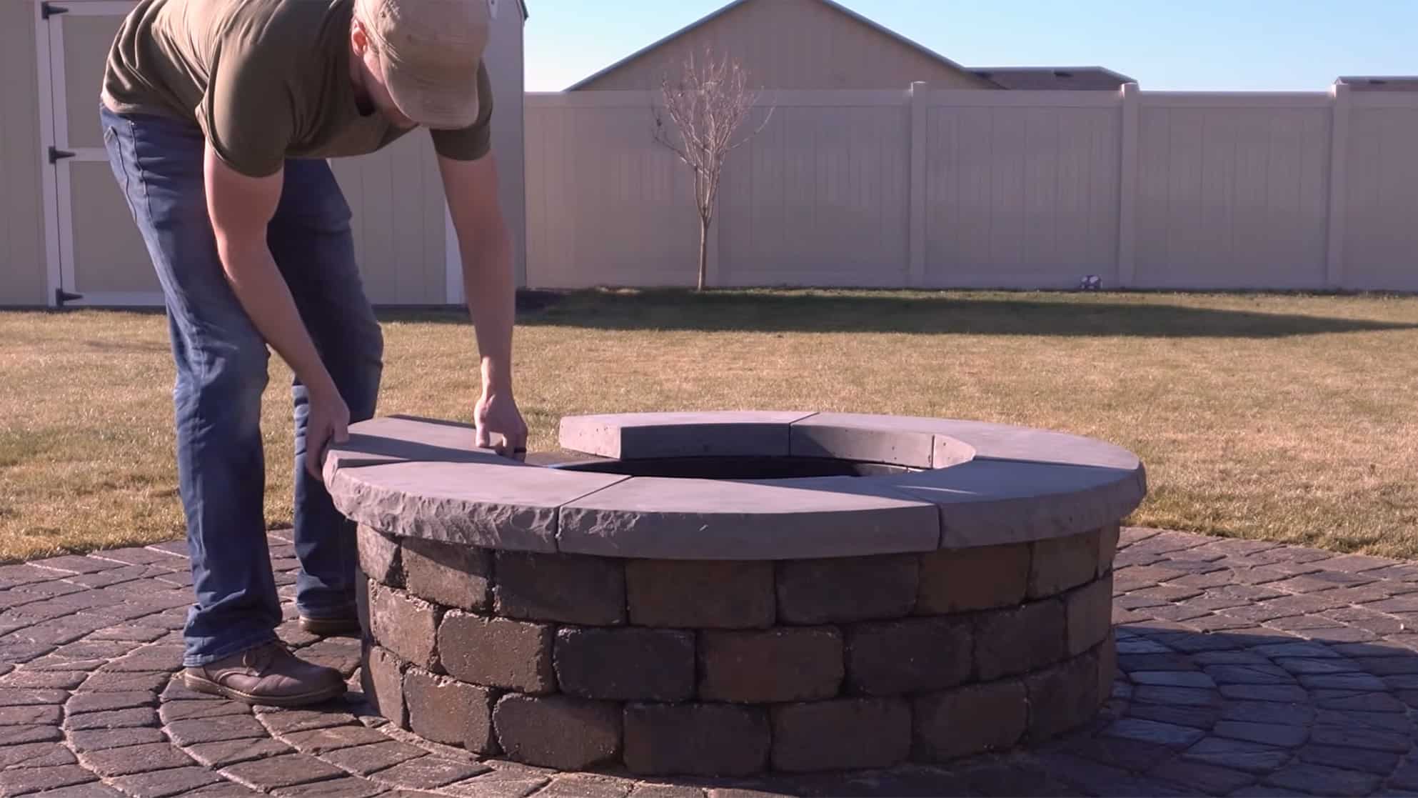 Build A Fire Pit Patio With Pavers, Can You Build A Fire Pit On Pavers